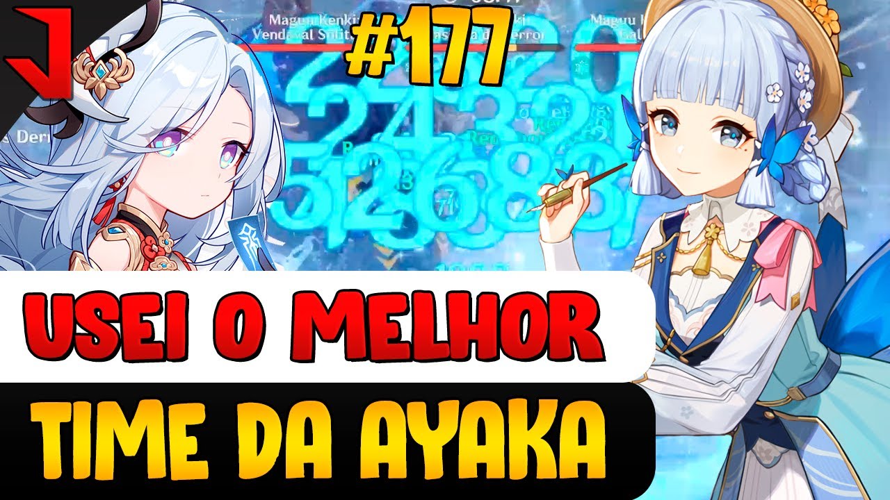USEI A MELHOR COMP DA AYAKA E ELA DESTRUIU! ANÁLISE THIAGOLOLZ | GENSHIN IMPACT