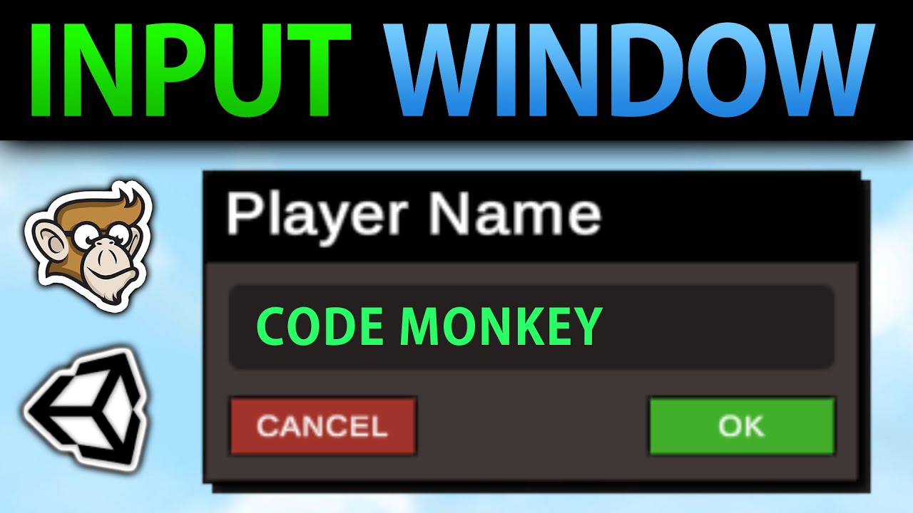 Simple Text Input Field Window in Unity (Submit Score, Name)