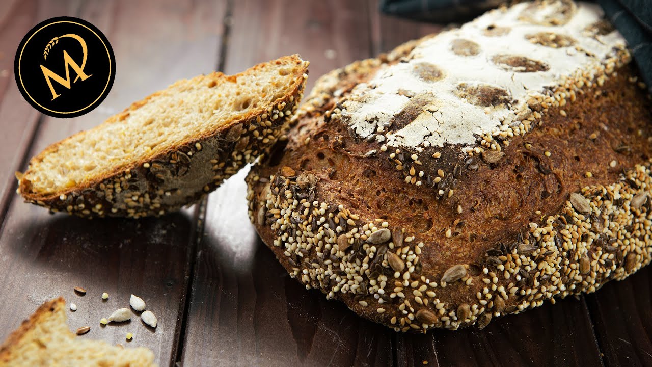wunderschönes und gesundes 9 Korn Brot selber backen