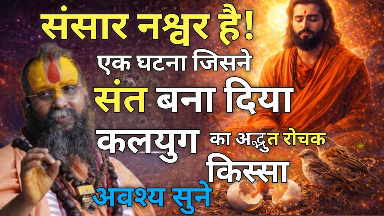 संसार नश्वर है! एक घटना जिसने संत बना दिया माधव दास जी को | कलयुग का अद्भुत चरित्र। #satsang 
