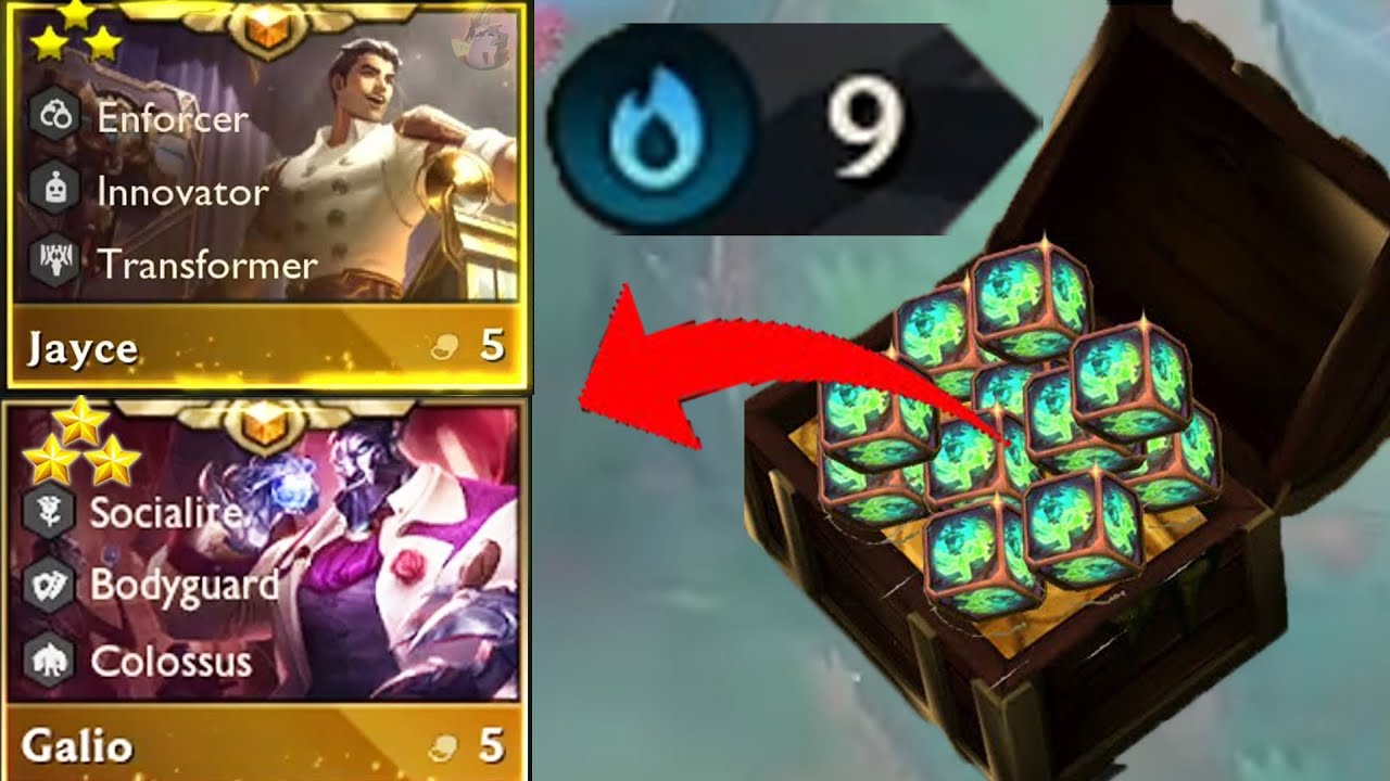 9 Loss Streak Mercenary = Jayce 3 Star + Galio 3 Star | TFT Set 6