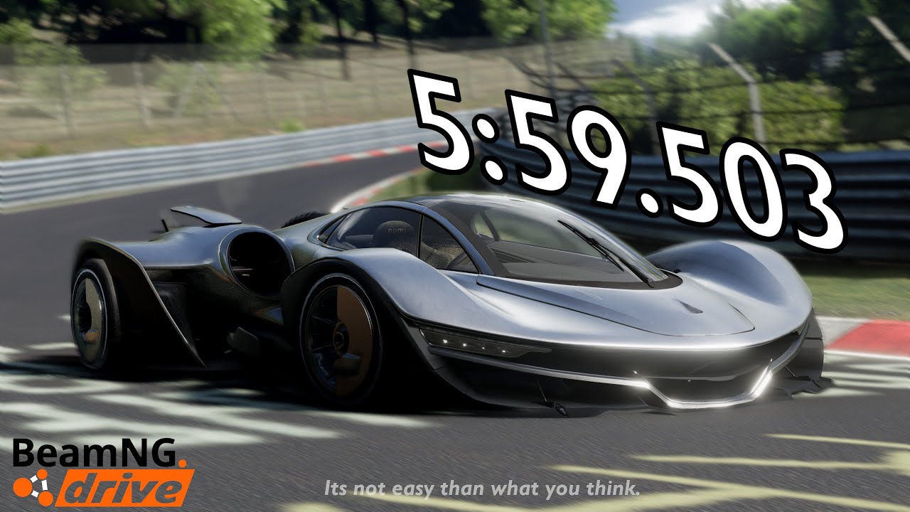 GD808 JAS Hypercar Nordschleife Run | BeamNG