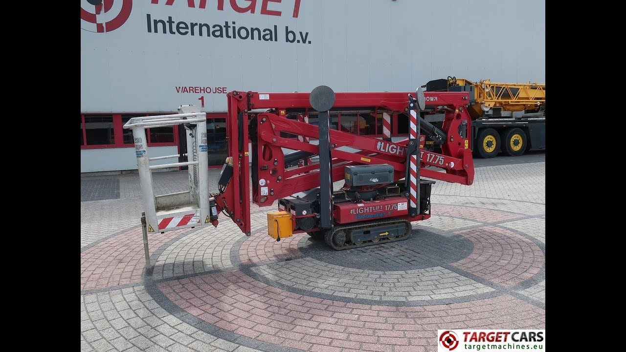 777682 HINOWA LIGHTLIFT 17.75 SPIDER ARTICULATED BOOM WORK LIFT BI-FUEL ELECTRIC/DIESEL 1706CM 2012