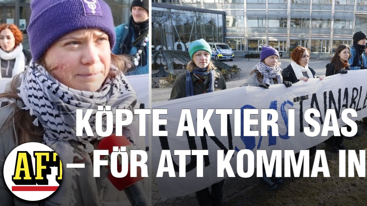 Greta Thunberg: SAS klimatlösningar är ett luftslott
