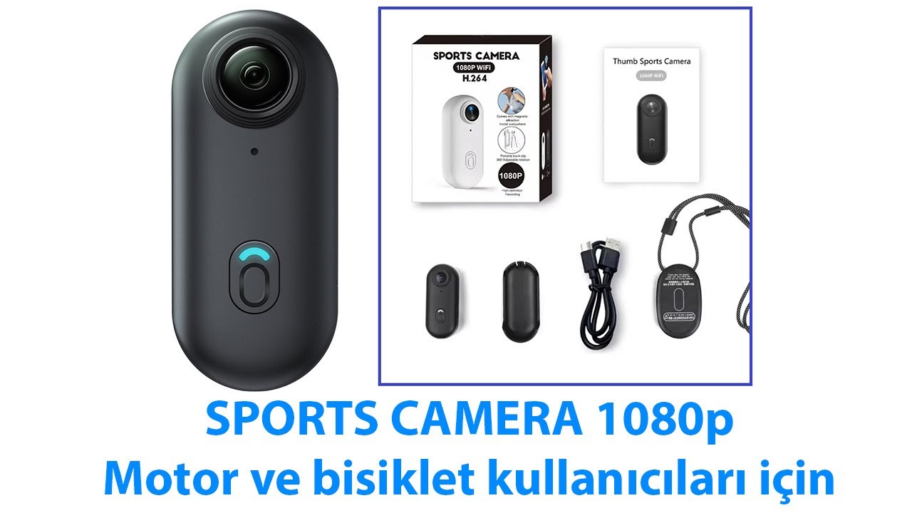 Sports Camera 1080p: Motor ve bisiklet kullanıcıları için
