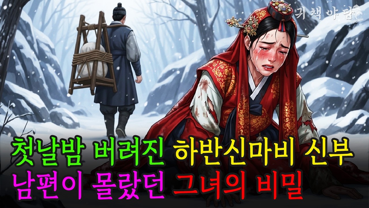 첫날밤 산속에 버려진 하반신마비 신부, 새장가간 남편이 몰랐던 그녀의 비밀 l 옛날이야기 l 야담 l 전설 l 민담 l 야사 l 설화 l 오디오북 l