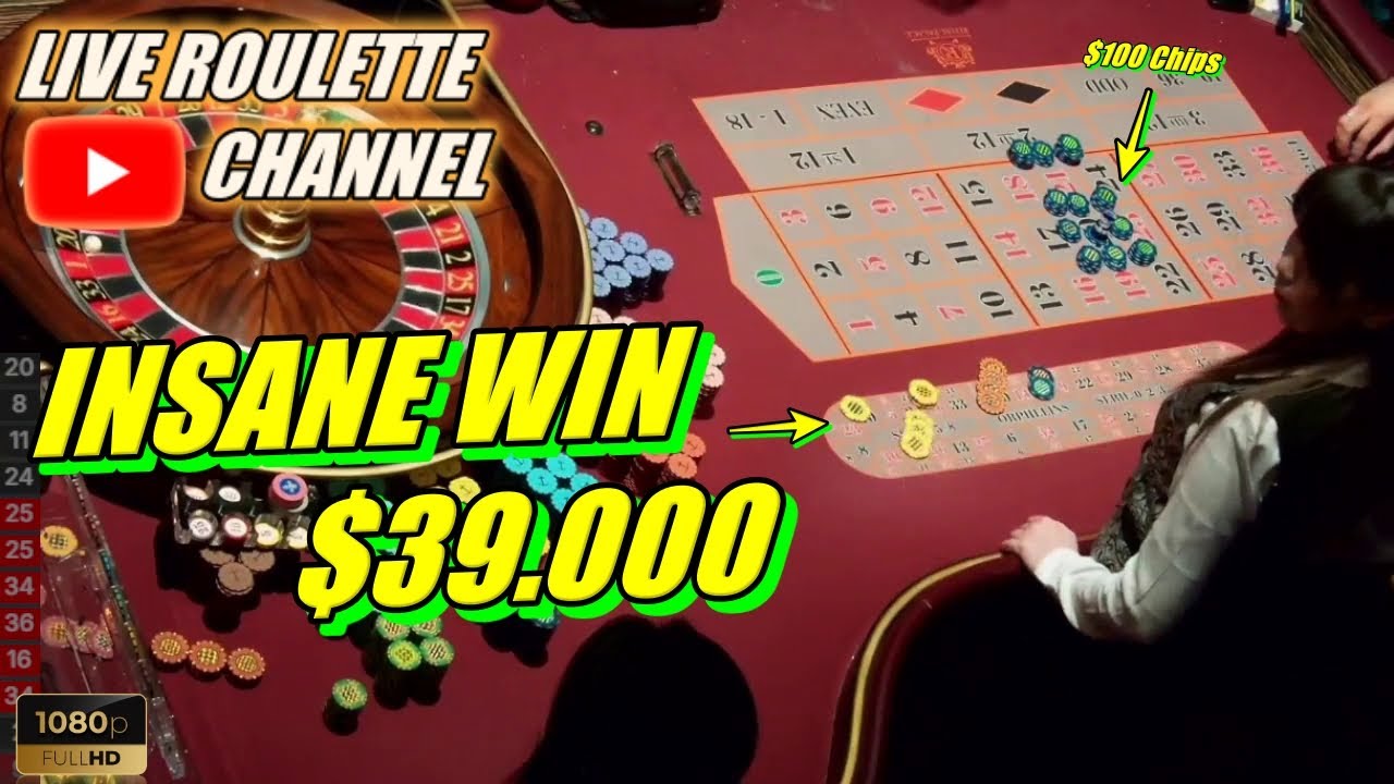 🔴 LIVE ROULETTE | 💰 INSANE WIN 💲39.000 In Las Vegas Casino 🎰 $100 Chips Inside Session ✅ 2024-09-23