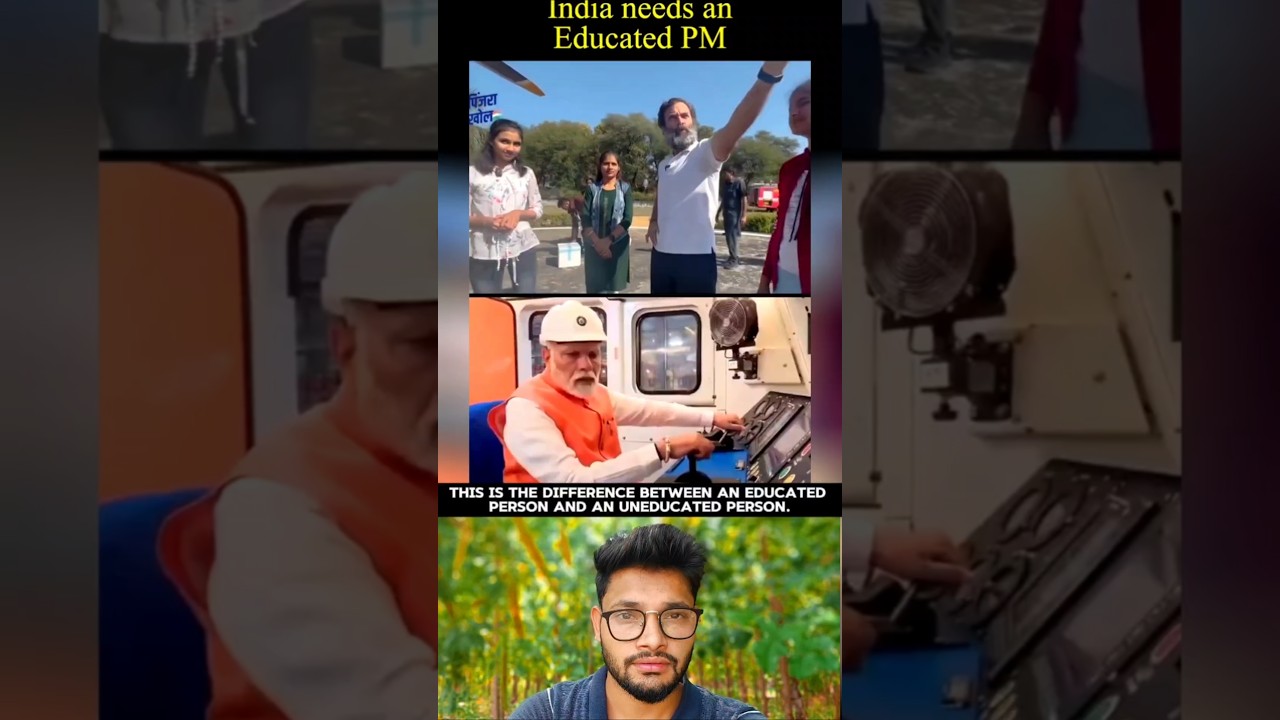 This is the difference between Prime Minister Narendra Modi and Rahul Gandhi.🤔🧐 #rahulgandhi #modi