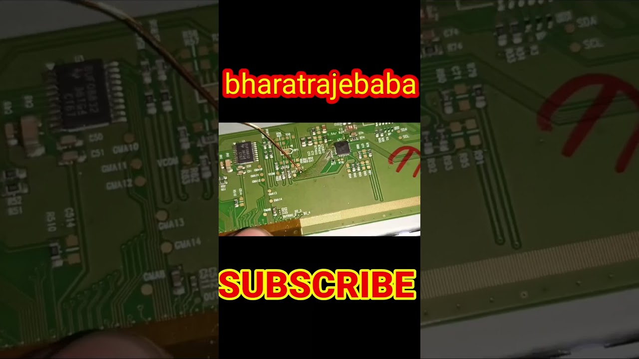 LED TV Vertical Lines Problem | How To Remove Vertical Lines #led #panal #repair  @bharatrajebaba
