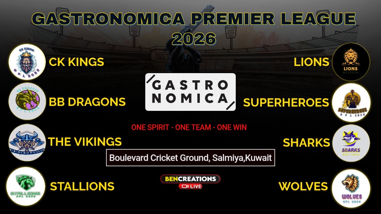 🔴Live – Day  3 - GASTRONOMICA PREMIER LEAGUE 2026