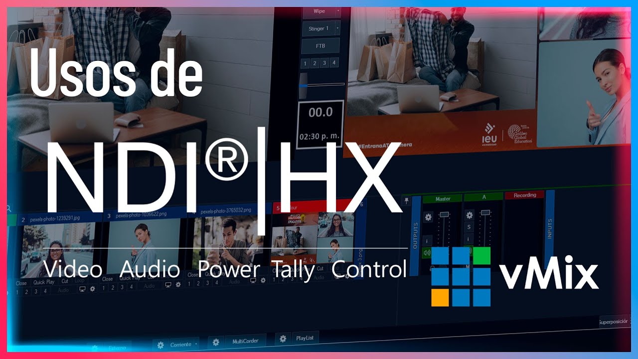Cómo usar #NDI en #vMix | Integrar iPhone y Android como cámara inalámbrica