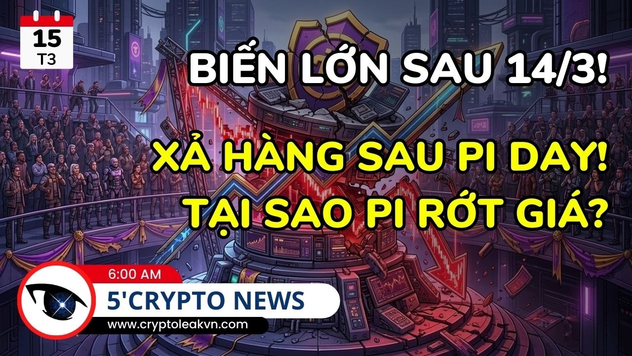 [5 Ph&uacute;t Crypto] Gi&aacute; Pi Giảm Mạnh Ngay Sau Pi Day 14/3 Khiến Cộng Đồng Ch&uacute; &Yacute;
