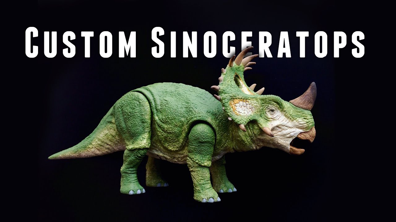 How to Custom Sculpt a Mattel Sinoceratops Jurassic World