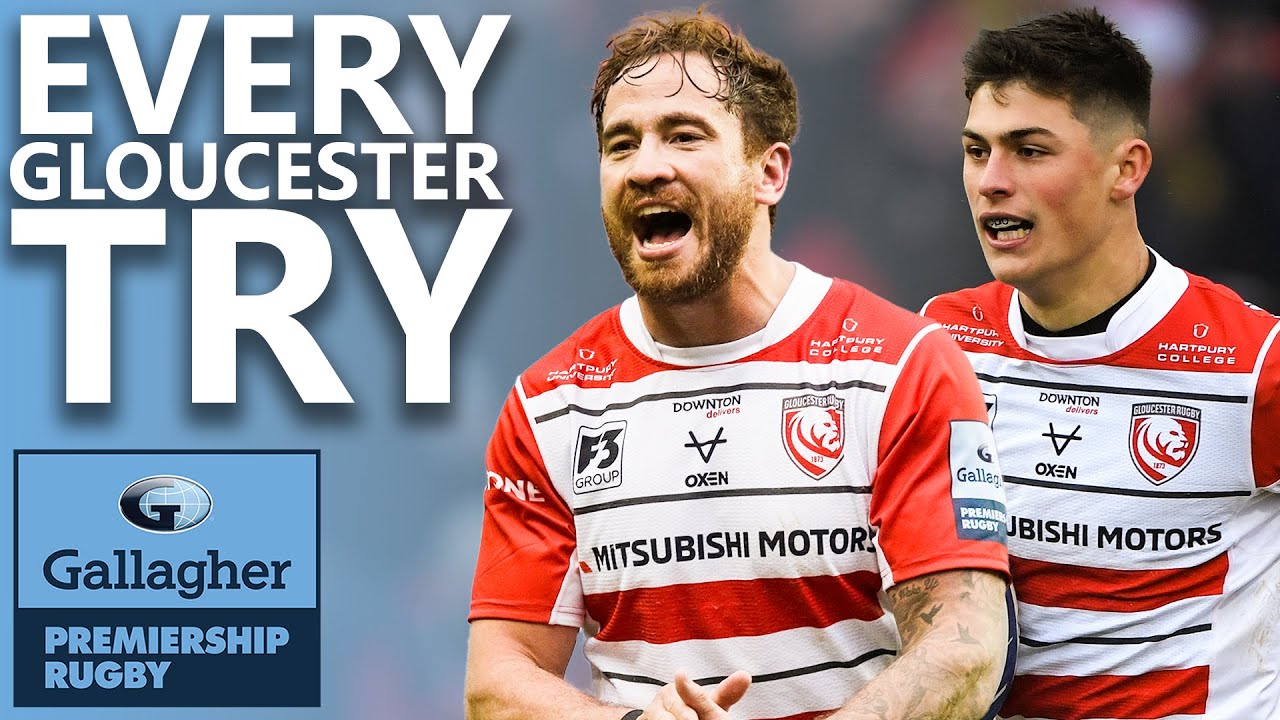 Every Gloucester Try! | Cipriani Magic, Rees-Zammit Hattrick and More! | Gallagher Premiership Rugby