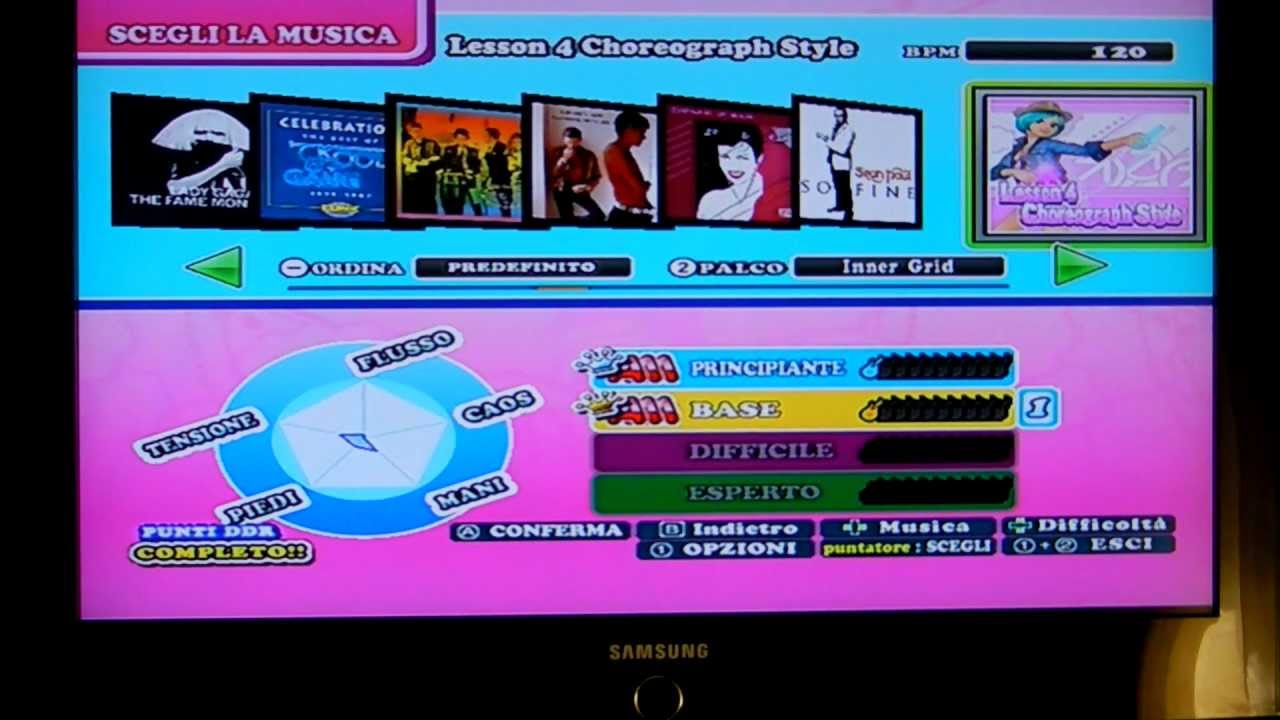 DanceDanceRevolution / Hottest Party 4 - Full song list and Record Data (Choreograph Mode)