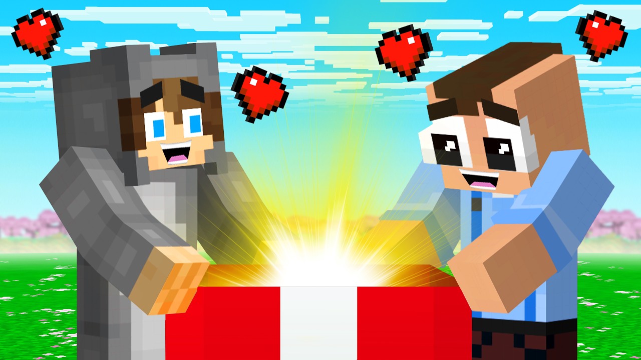 Удивляю друга в Minecraft на Черри-Айленде