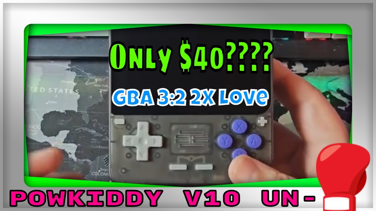 #powkiddy V10 Unboxing And First Review: GBA At It's Finest?