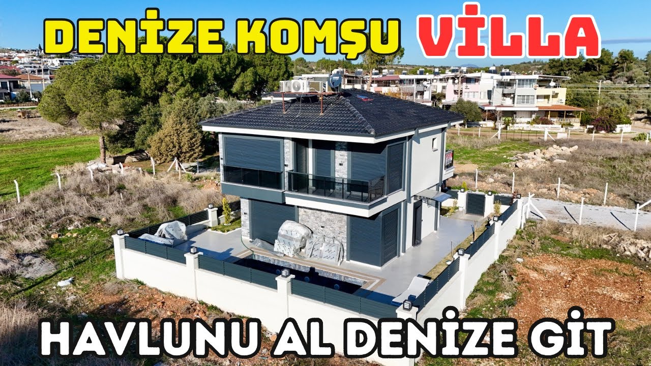 Denize 200 Metre Mesafede Eşyalı Muhteşem Villa Didim Fevzipaşa D-18