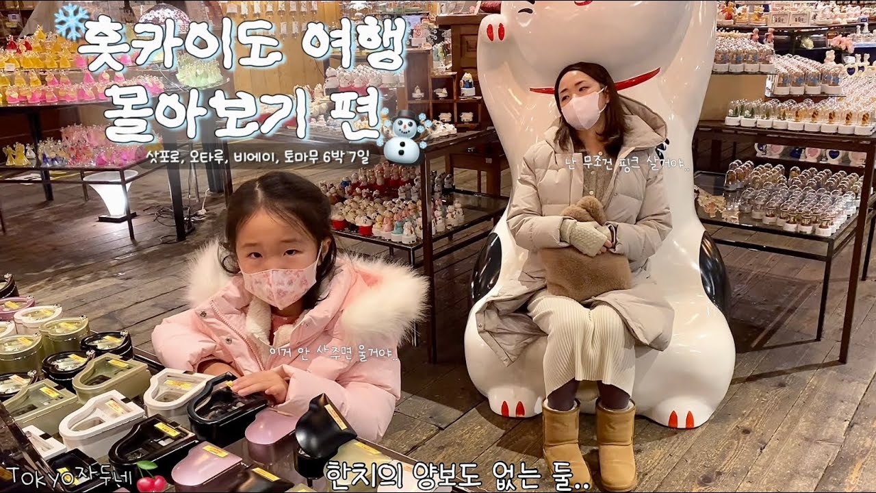 ❄️삿포로,오타루,비에이,토마무 6박7일 여행기 몰아보기편☃️🍒자두네
