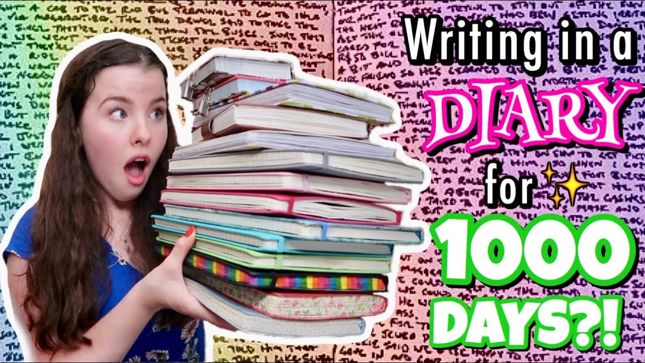 Writing in a DIARY for 1000 DAYS?! | Carrie Walker