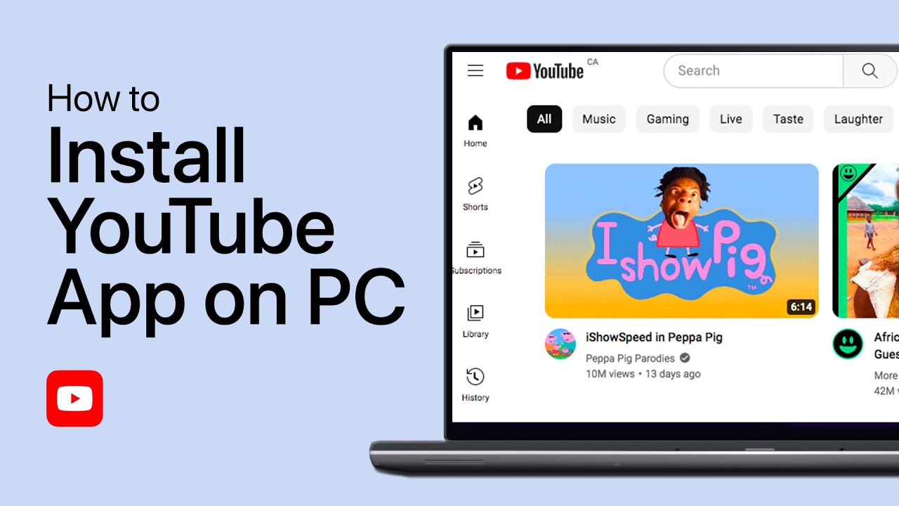 How To Install YouTube App on PC & Mac