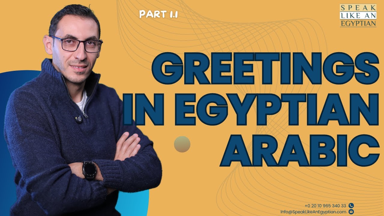 Greetings in Egyptian Arabic for beginners