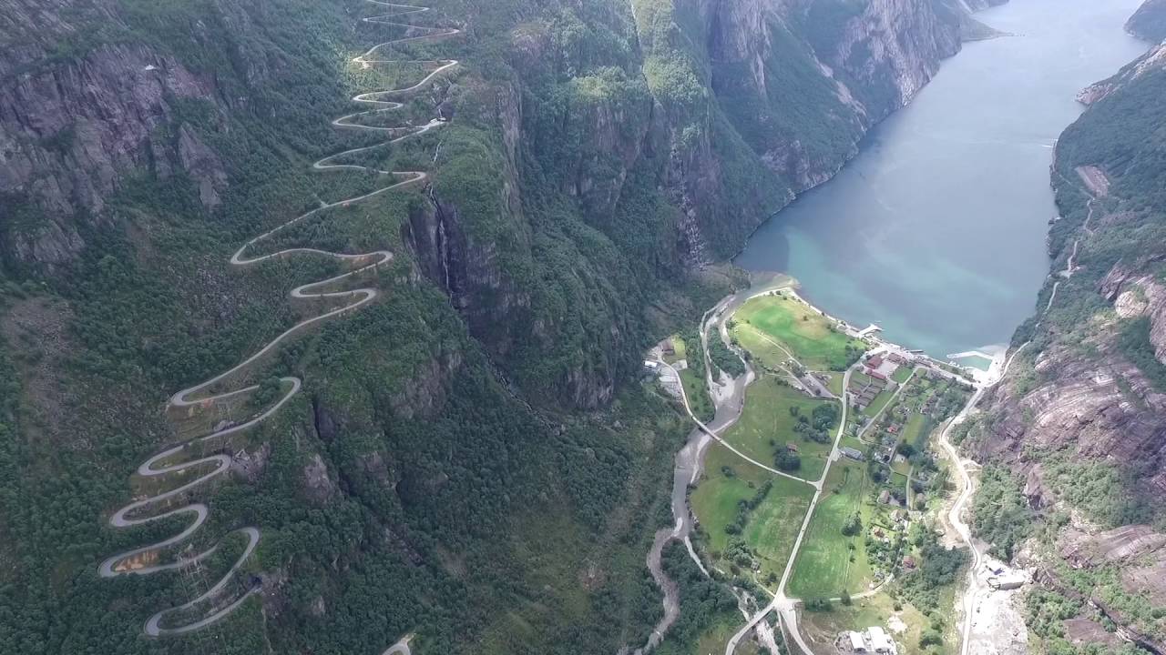 Lysebotnvegen & Lysebotn in Ryfylke Norway
