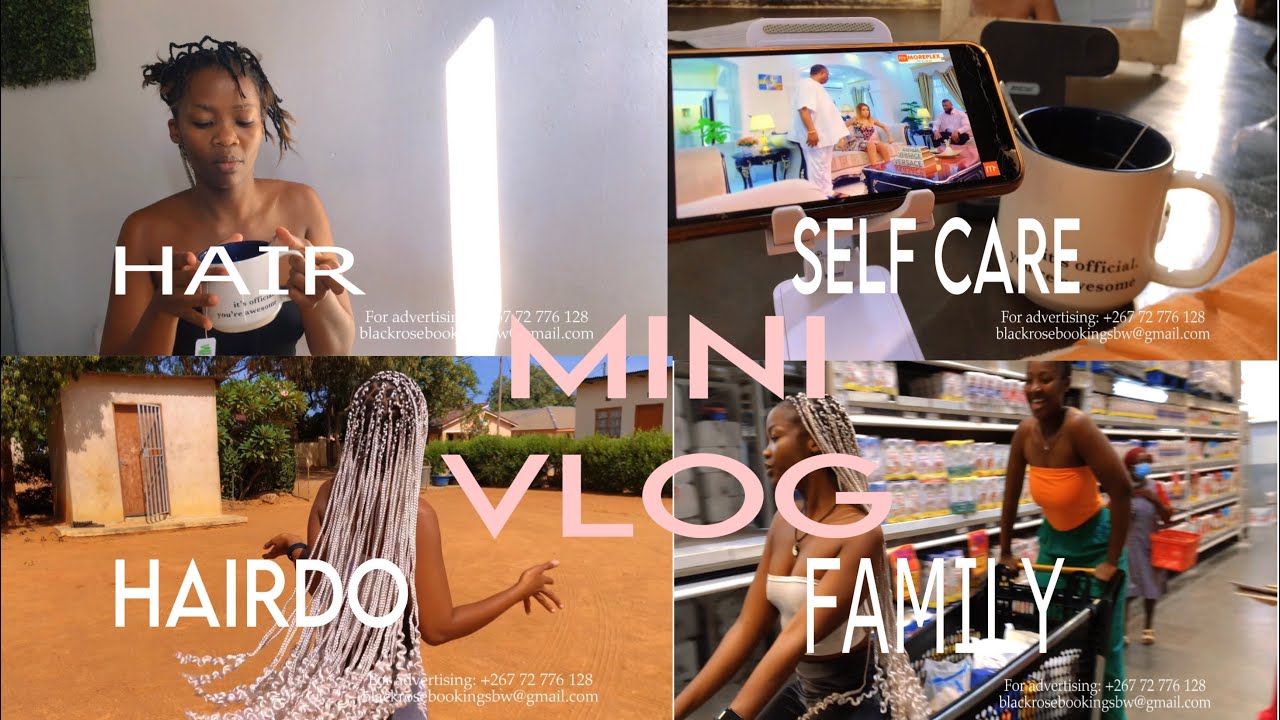 MINI VLOG SPONSORED BY AFRO TEEX HAIR BOTSWANA #subscribe #vlog