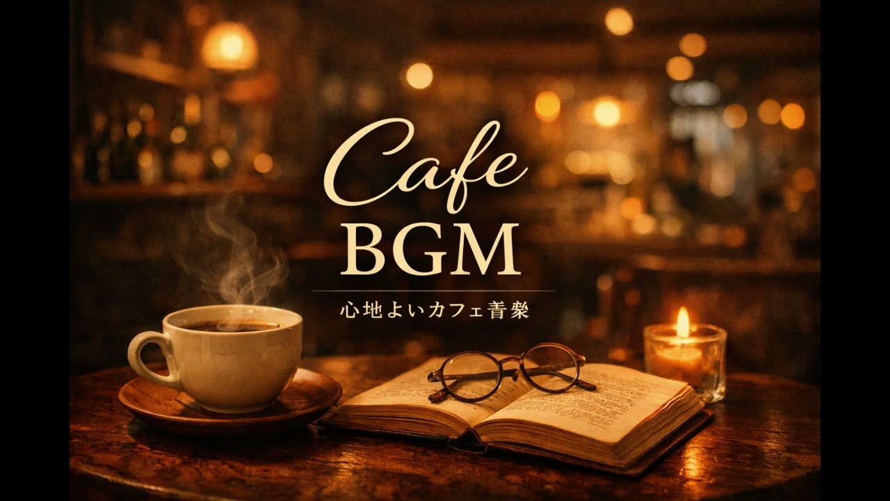 Cafe BGM ☕ Relaxing Jazz & Bossa Nova | Cozy Coffee Shop Music for Study, Work & Relax｜作業・勉強・リラックス用