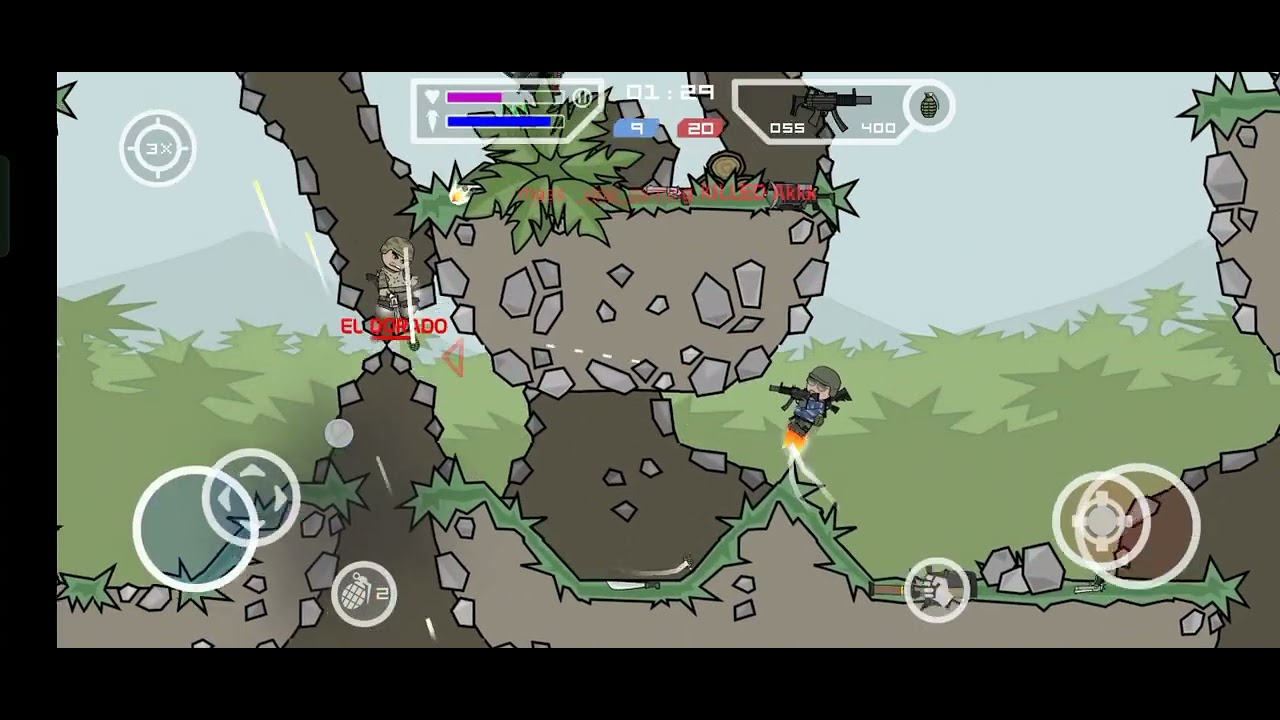 Mini militia with me