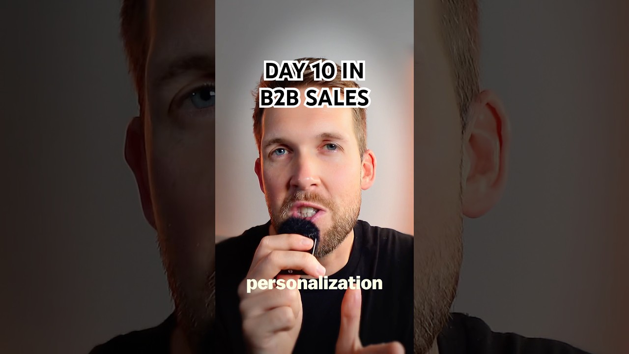 We need to talk about personalization in sales 🤔 #sales #sdr #salestips #salesstrategy