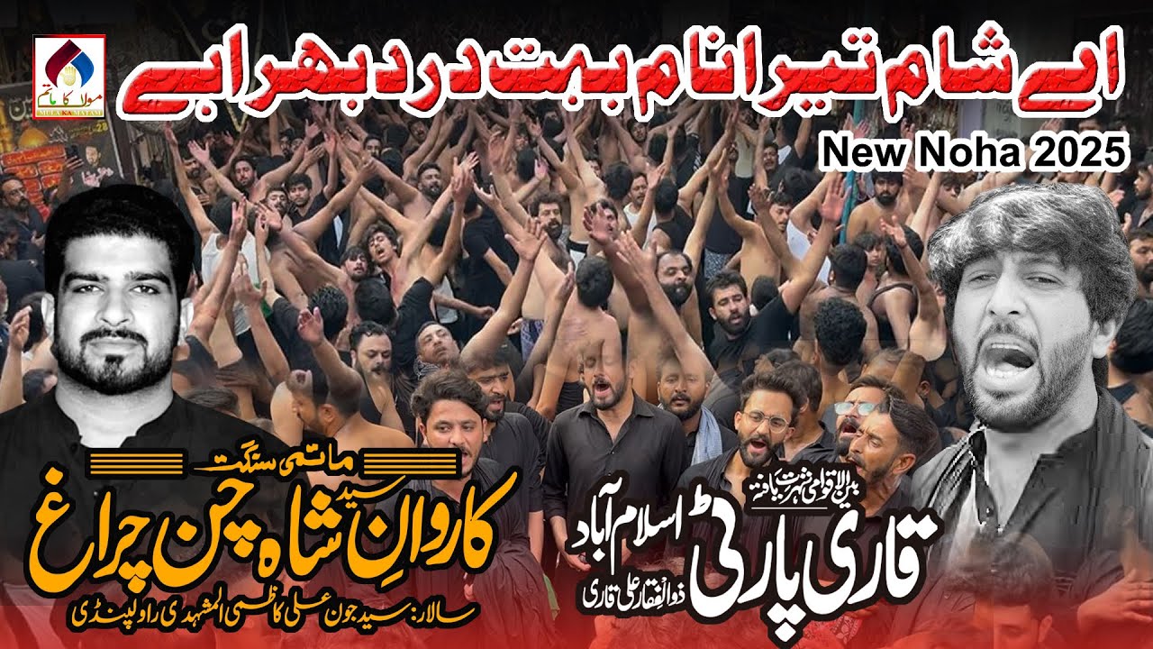 Ay Sham Tera Naam Bahuat Dard Bhara Hai | Qari Party New Noha | Karwan Shah Chan Charagh