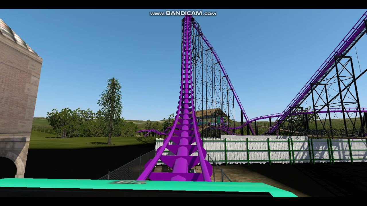 Phantom's Revenge Kennywood New Petrifying Purple POV No Limits 2 |HockeyGUY66871