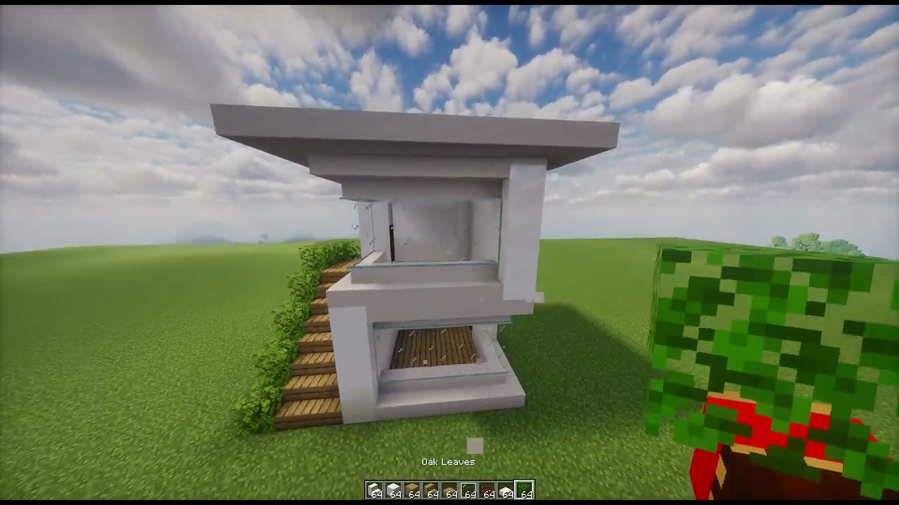 Tutorial to Build a Small Modern House (Easy) #10 | Minecraft