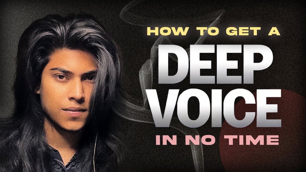 How to get a Deep Voice || Genuine exercises that WORK || Vishesh Milind