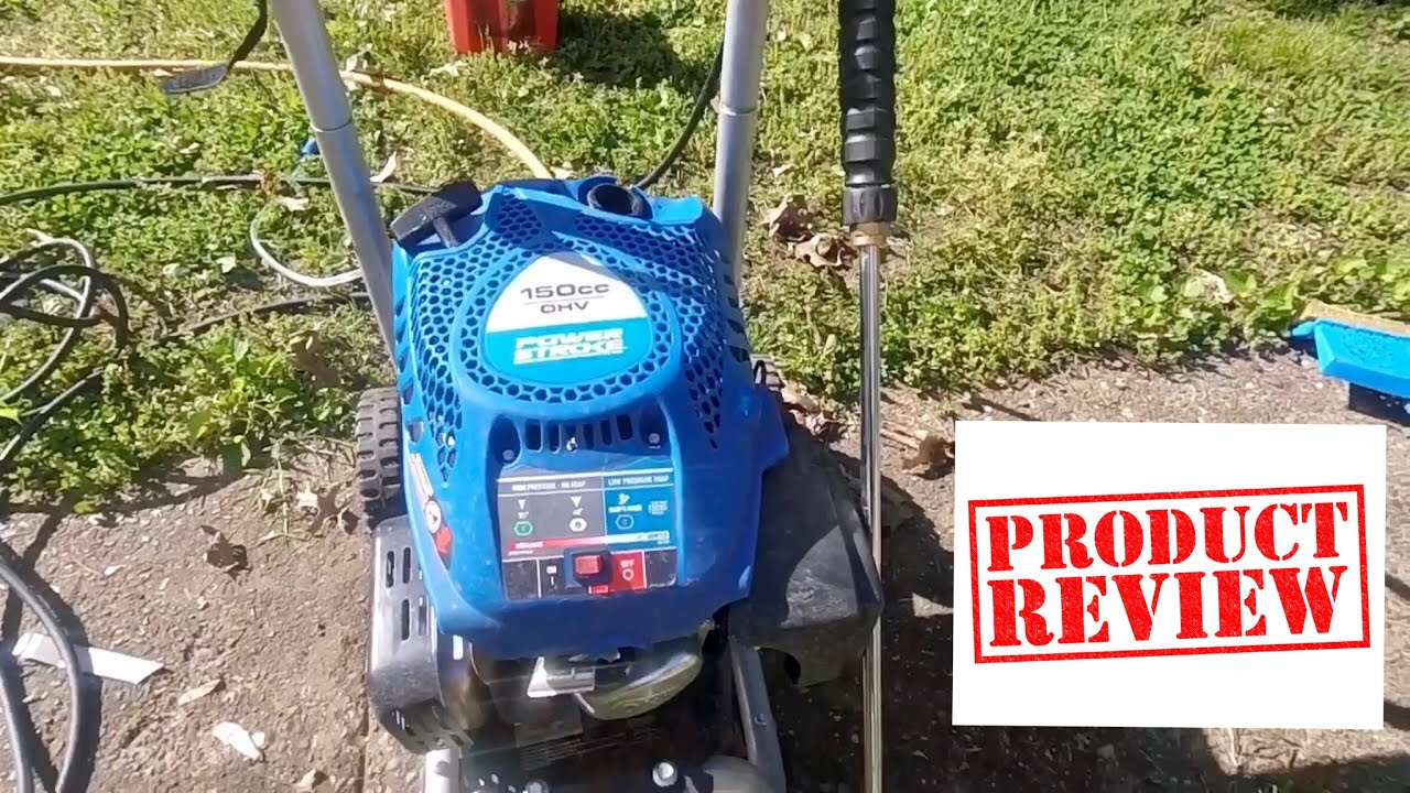 Product Review Of The Gas Powered Power Stroke 2200 PSI 2.0 GPM Pressure Washer