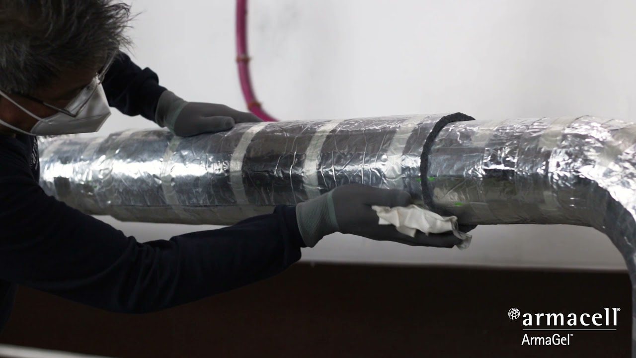 ArmaGel &trade; DT multi-layer straight pipe application
