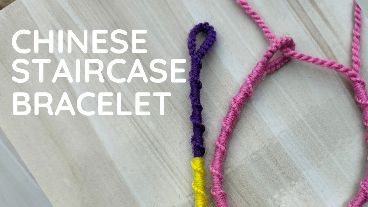 Spiral Chinese Staircase Bracelet || Easy Beginner Bracelets