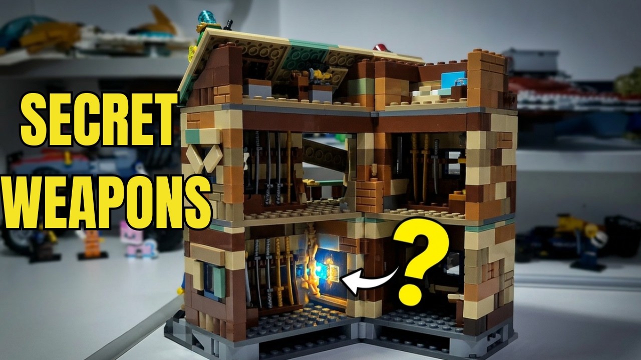 Every Ninjago Sword in ONE SECRET LEGO House