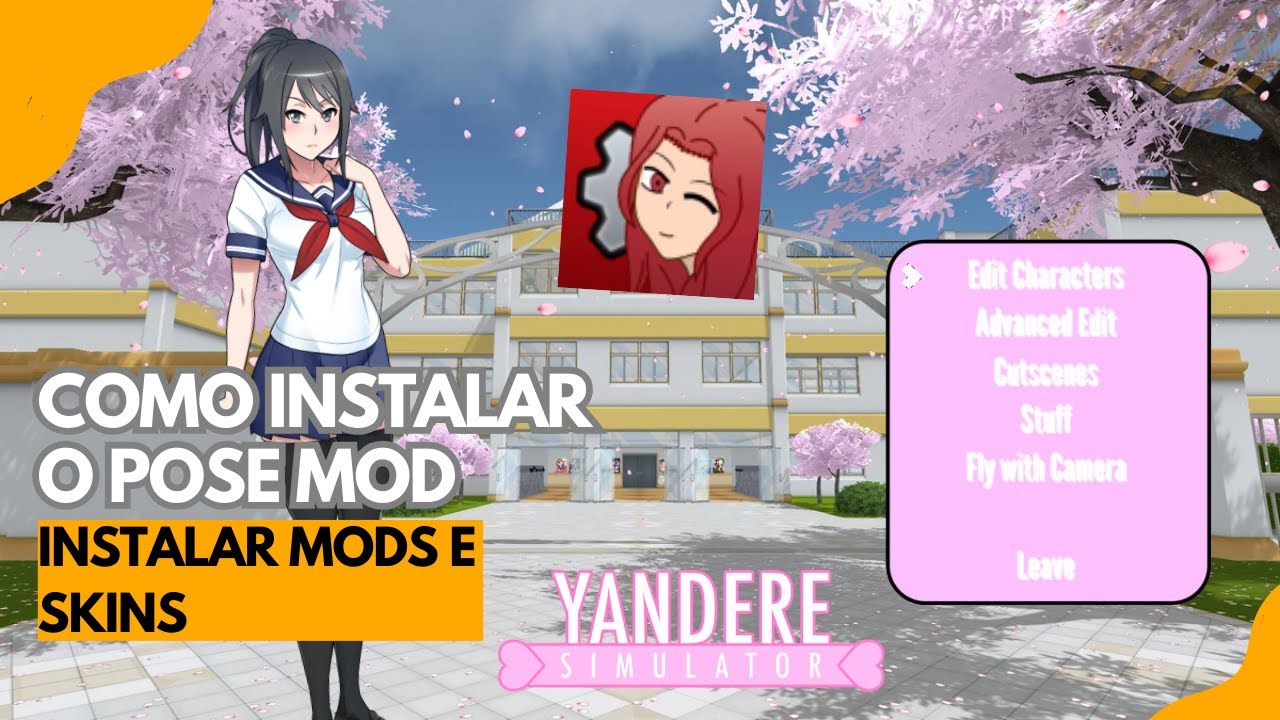 Como Instalar o Pose Mod, Baixar Mods e Skins -  Yandere Simulator