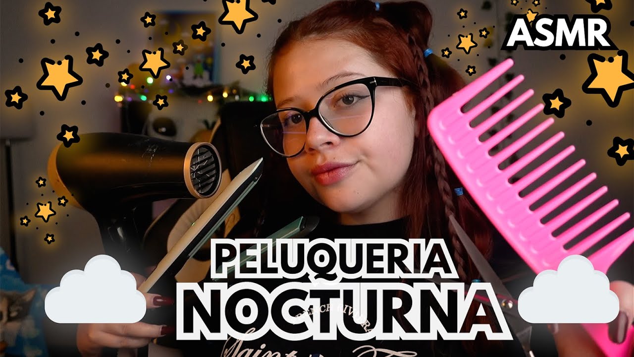 Asmr ✂️PELUQUERIA NOCTURNA🌙 ( corto y estilizo tu cabello)💆🏻‍♀️Voz suave - sotf spoken