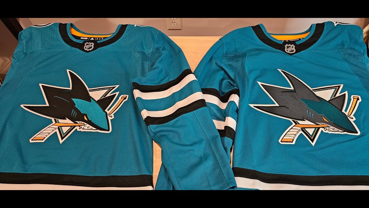 NHL Fanatics Premium vs. Adidas Authentic: San Jose Sharks Jersey Comparison!