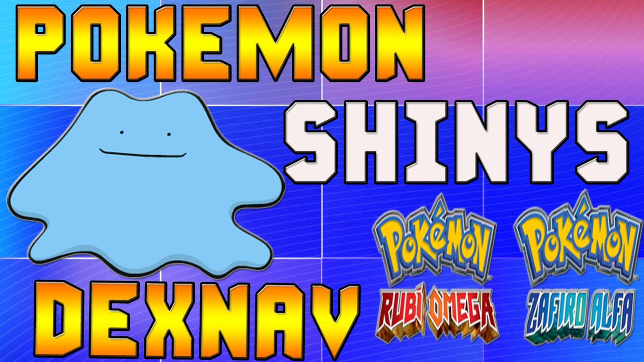 Como Conseguir Pokemon Shinys con el Dexnav y Habilidades ocultas en  Rubi Omega y Zafiro Alfa