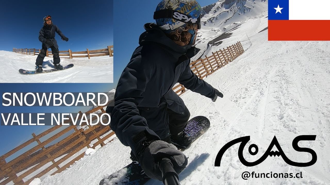 SNOWBOARD CHILE - VALLE NEVADO🏔️ (como andar en snowboard)