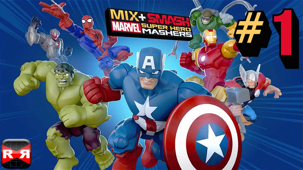 Mix+Smash: Marvel Super Hero Mashers - Hulk and Groot Mix - iOS / Android Gameplay Video