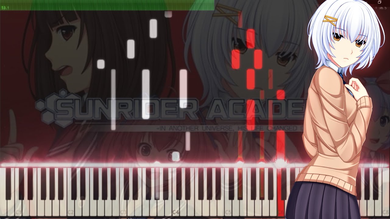Hinokageri ( 日の陰り )  - Sunrider Academy [Piano Tutorial with Sheets]