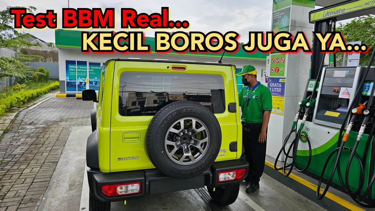 Test Konsumsi BBM Bensin Katana Jimny JB74 2023 mesin K15 Automatic 4WD by Atmajaya Motor Malang