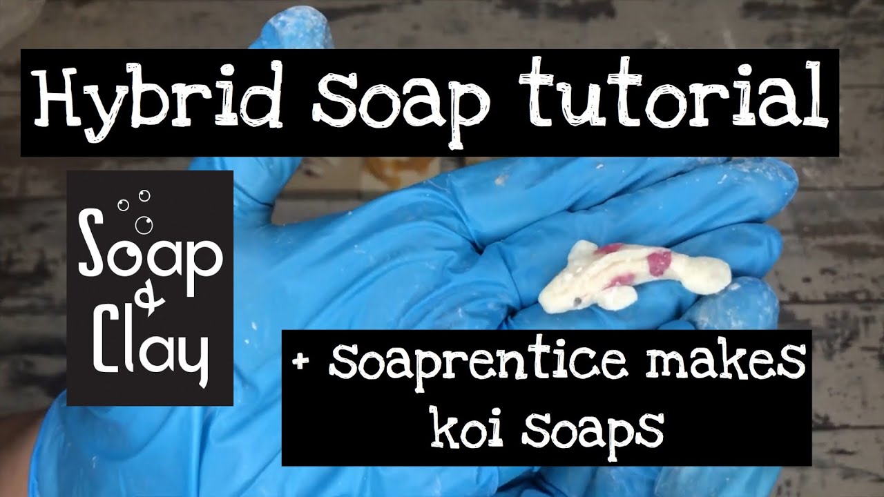 Hybrid soap tutorial and KOI FISH!! | Soaprentice does art | Day 102/365