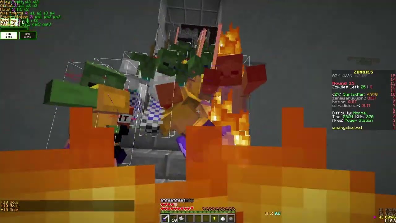 Dead End Knife Only Solo WR Round 17 Hypixel Zombies