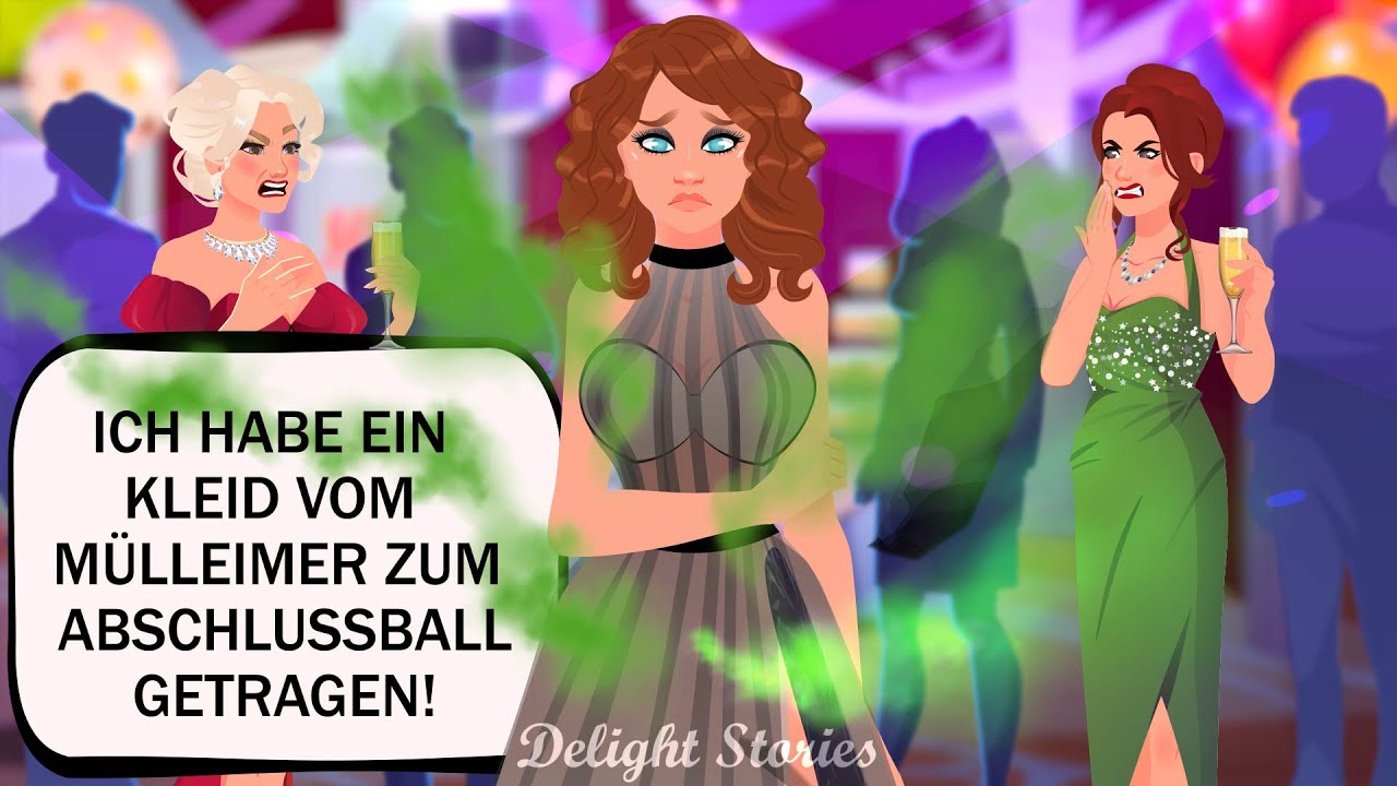 Ich habe ein Kleid vom Mülleimer zum Abschlussball getragen!